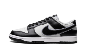 Dunk Low 'Chenille Swoosh - Black Grey Fog' Reps
