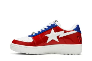 A Bathing Ape Bape Sta Low 'Red Shark Face' Reps