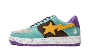 A Bathing Ape Bape Sta Low 'Teal Brown Yellow Suede' Reps