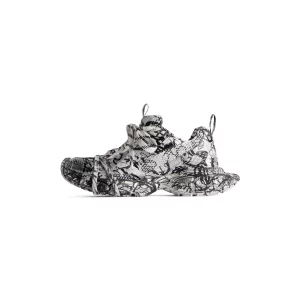 Balenciaga 3XL Extreme Graffiti Sneaker 'White and Black' Reps
