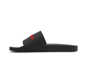 Balenciaga Pool Slides 'Black Red' Reps