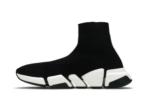 Balenciaga Speed 2 Sneaker Knit 'Black White' Reps