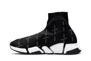 Balenciaga Speed 2.0 Sneaker 'Black Logo Licence Printed' Reps