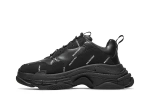 Balenciaga Triple S Sneaker 'Allover Logo - Black' Reps