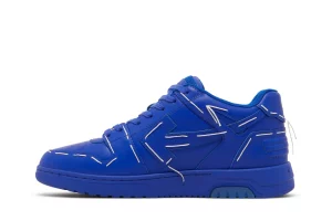 Off-White Out Of Office Low-Top Patent 'Sartorial Stitch - Blue' Reps