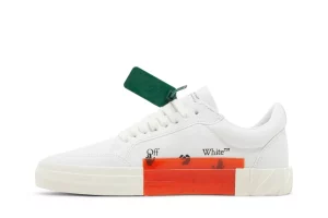 Off-White Vulca Low Canvas Sneaker 'White Black' Reps