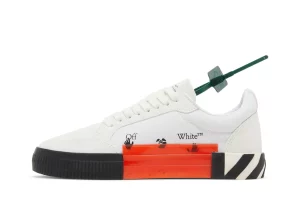 Off-White Vulcanized Low Canvas 'White Red Black' Reps