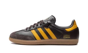 Adidas Samba OG 'Dark Brown Preloved Yellow' Reps