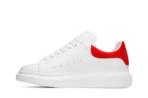 Alexander McQueen Oversized Sneaker 'White Lust Red' Reps