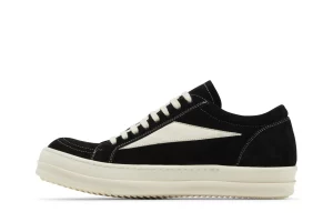 Rick Owens EDFU Suede Leather Vintage Low 'Black Milk' Reps